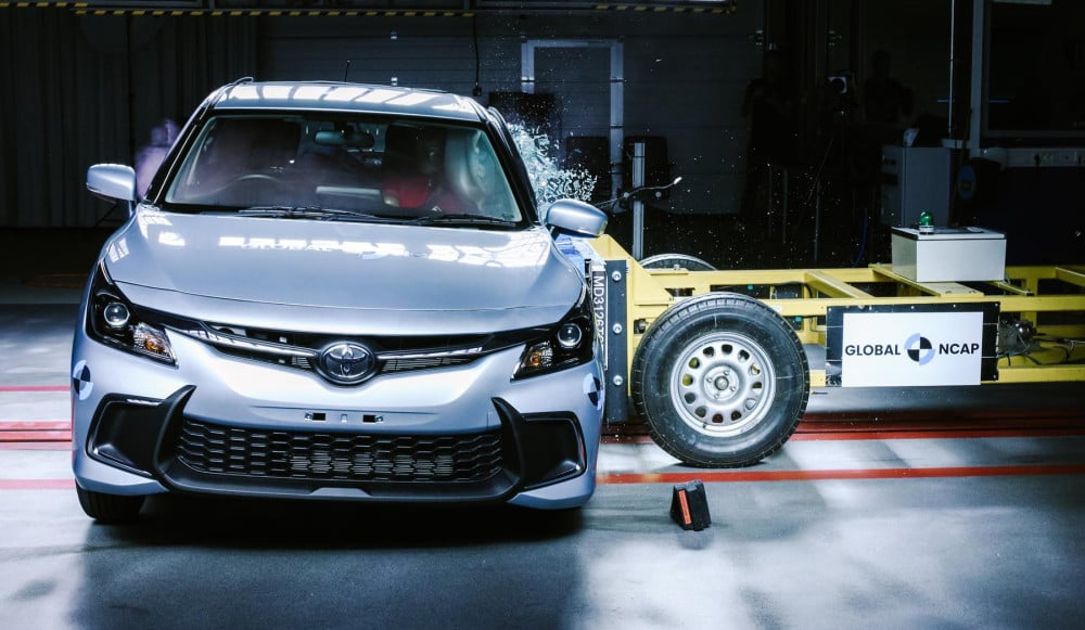 Starlet stars with improved safety rating