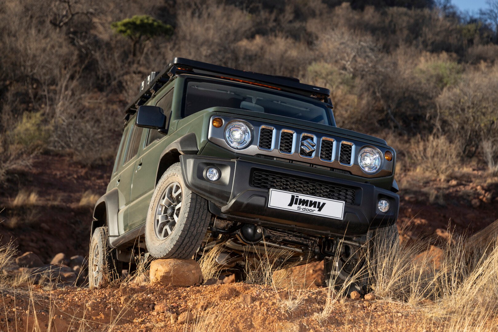 Suzuki Jimny on offroad track