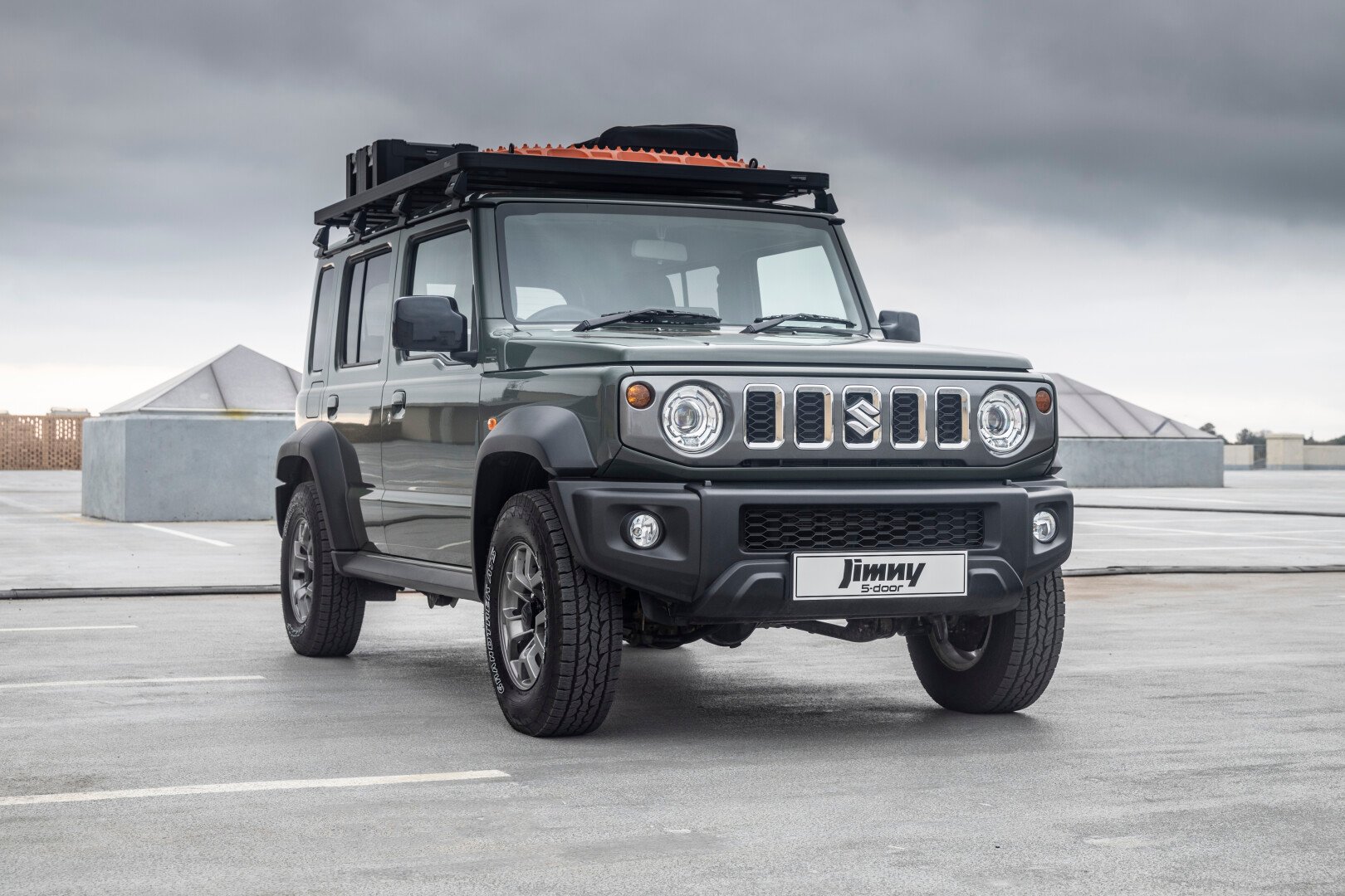 A grey Suzuki Jimny 4x4 SUV