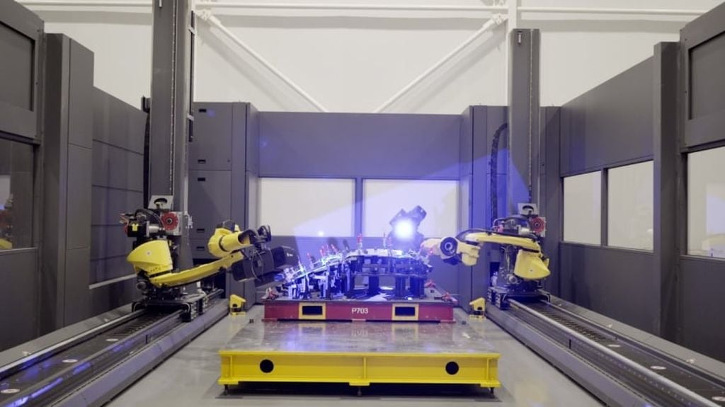 Steel pressing at Ford Ranger plant