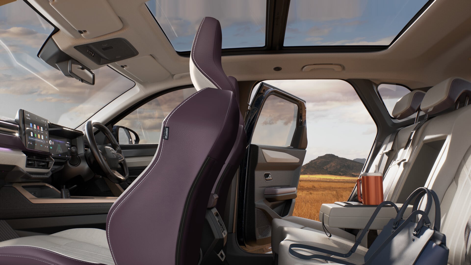 Interior of the new Nissan Tekton