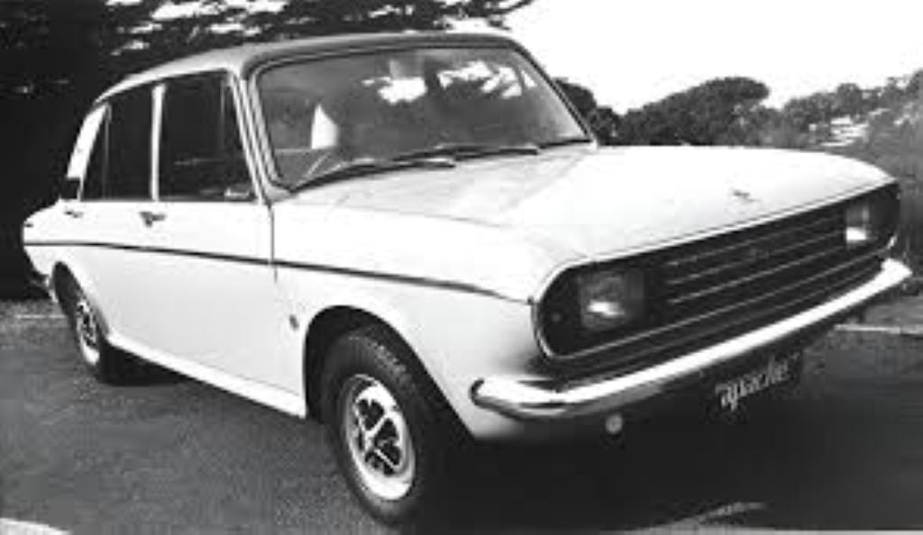 Press photo of the Austin Apache TC, as used in the February 1974 issue of Car Magazine