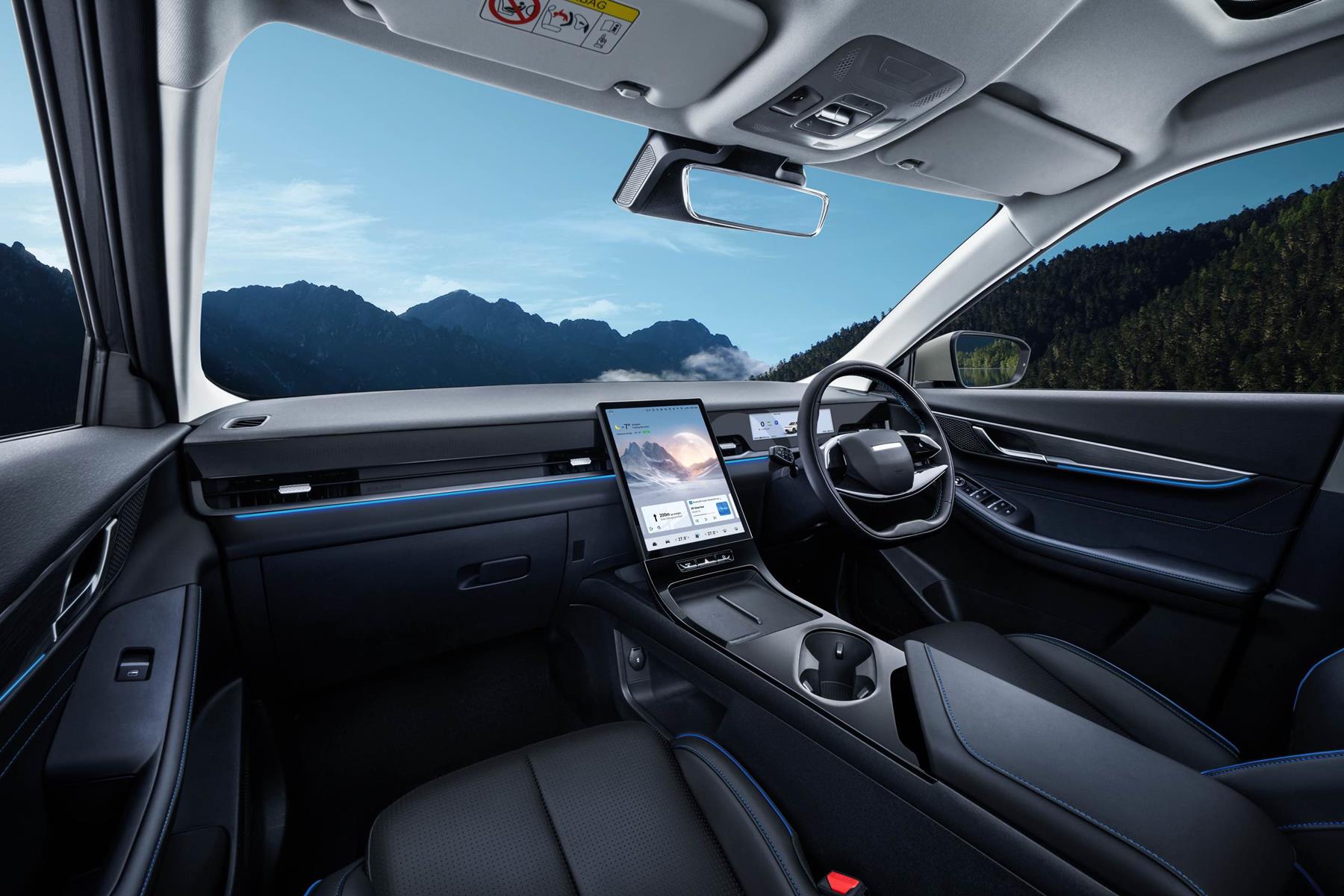 Jaecoo J5 interior view