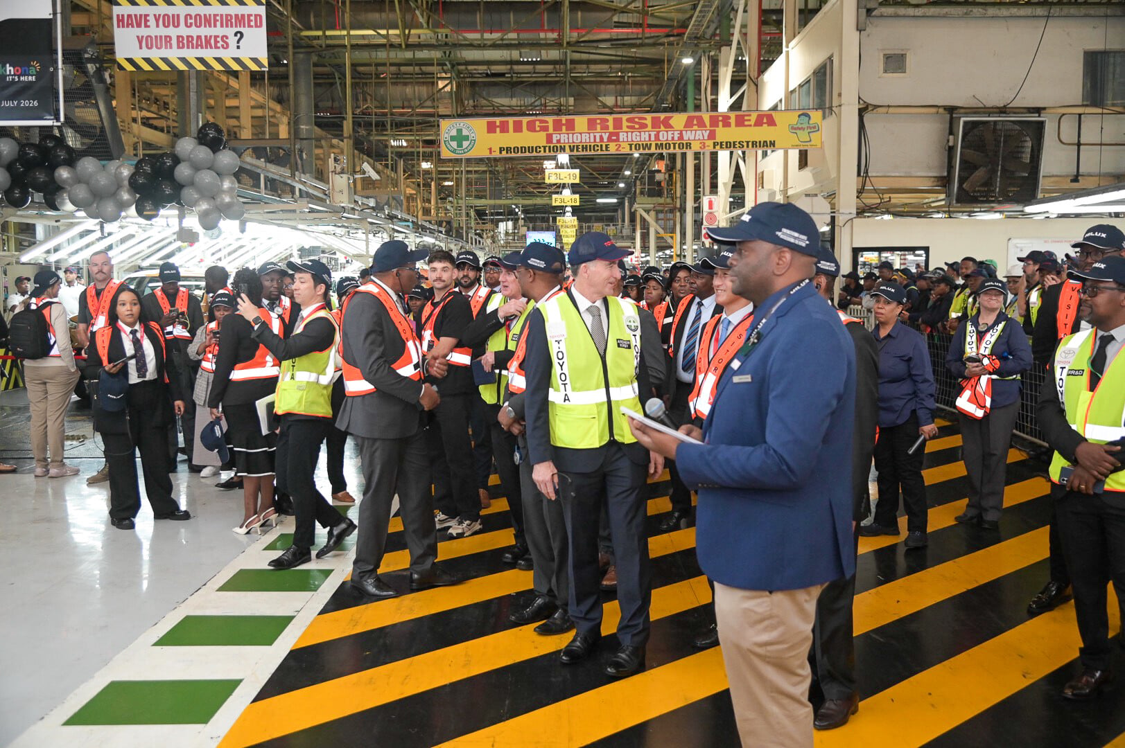 Touring the new Hilux line at Toyota's Prospecton factory