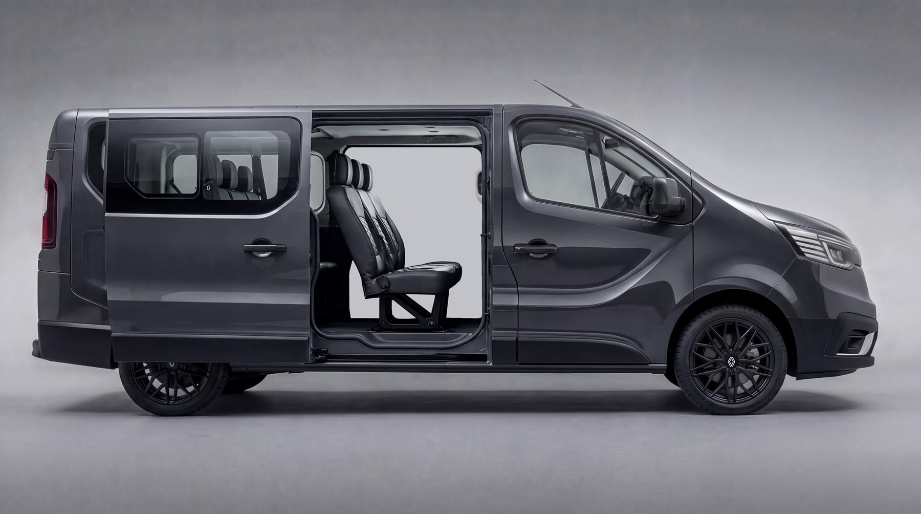 Room for nine passengers in the new Renault Trafic