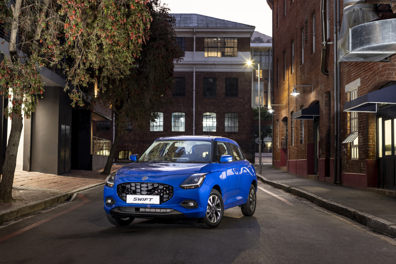 New Suzuki Swift in bright blue