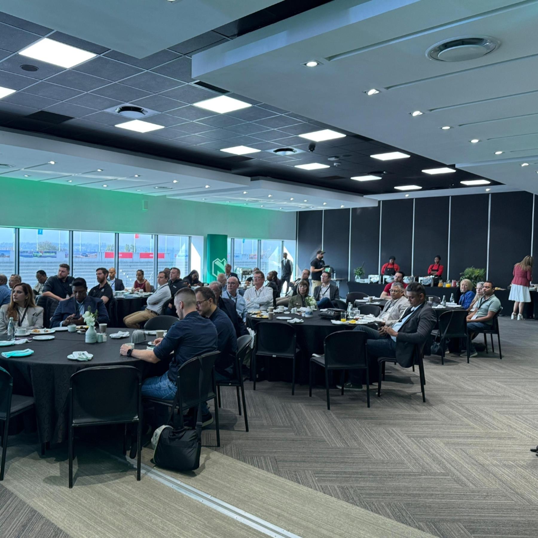 Delegates at the indsutry leaders' breakfast