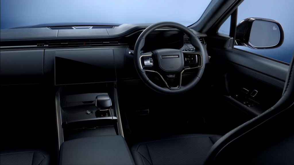 Range Rover Sport Black Edition interior