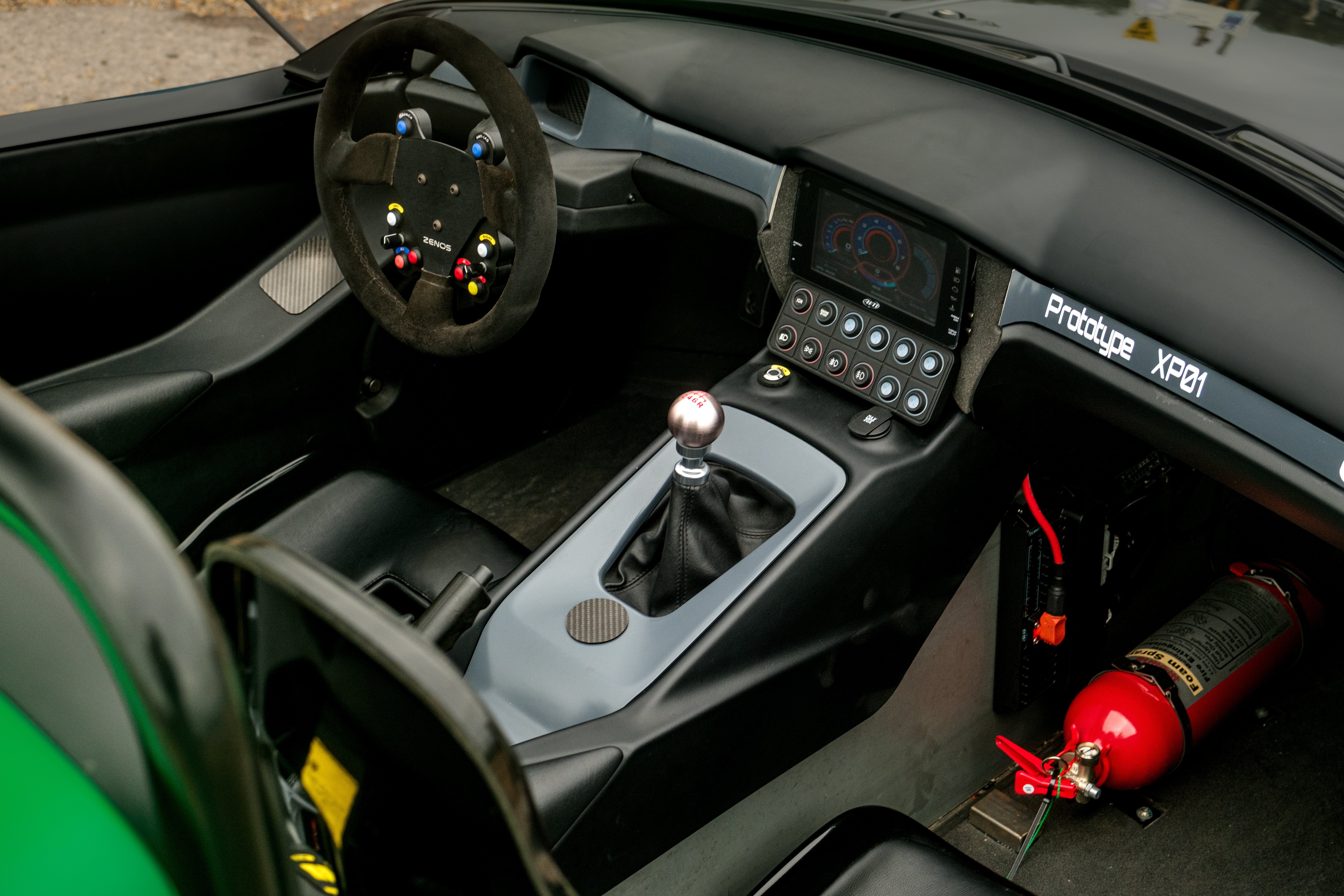 Zenos E10 RZ driver cockpit