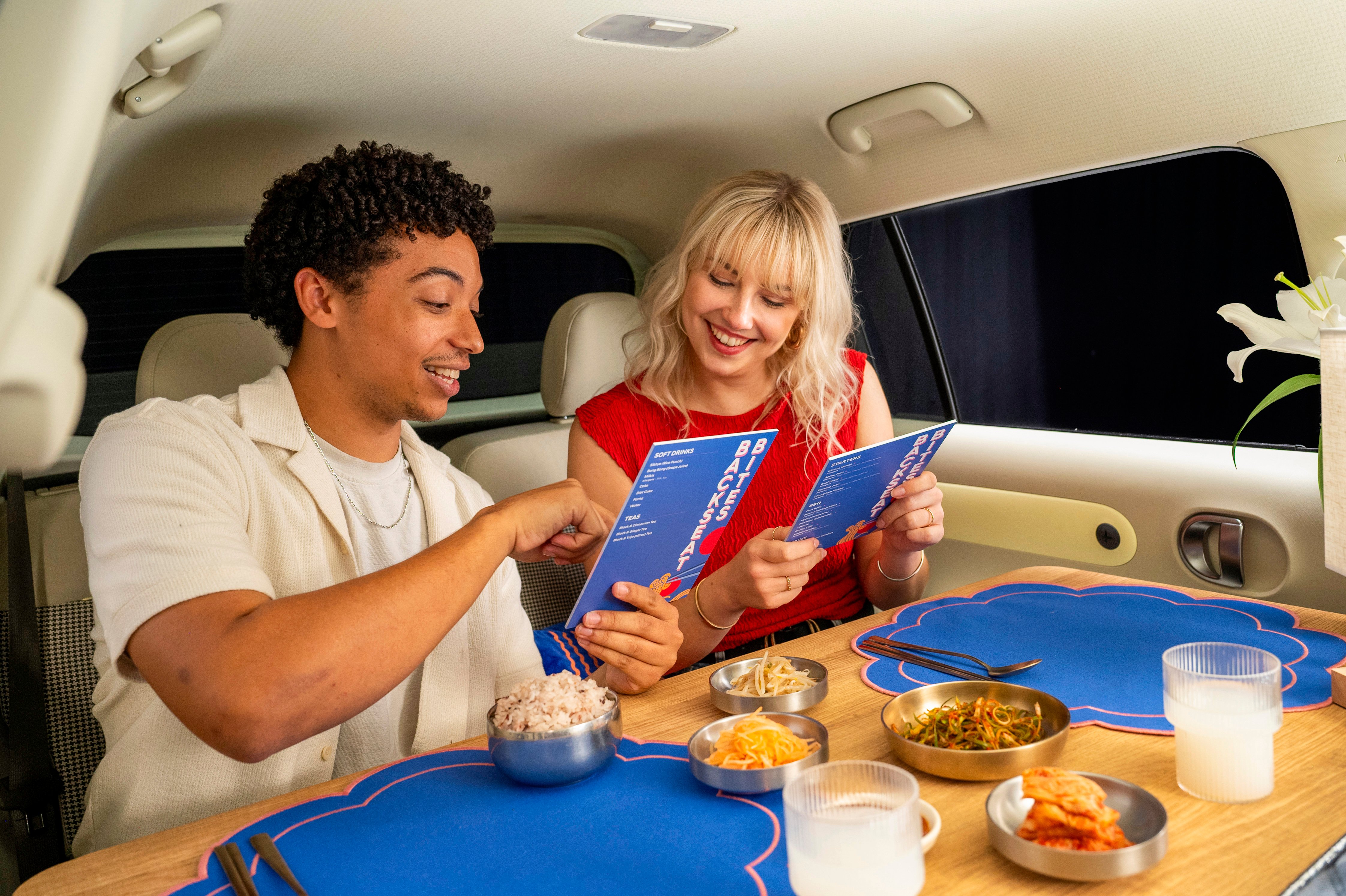In-car dining in the UK with Hyundai