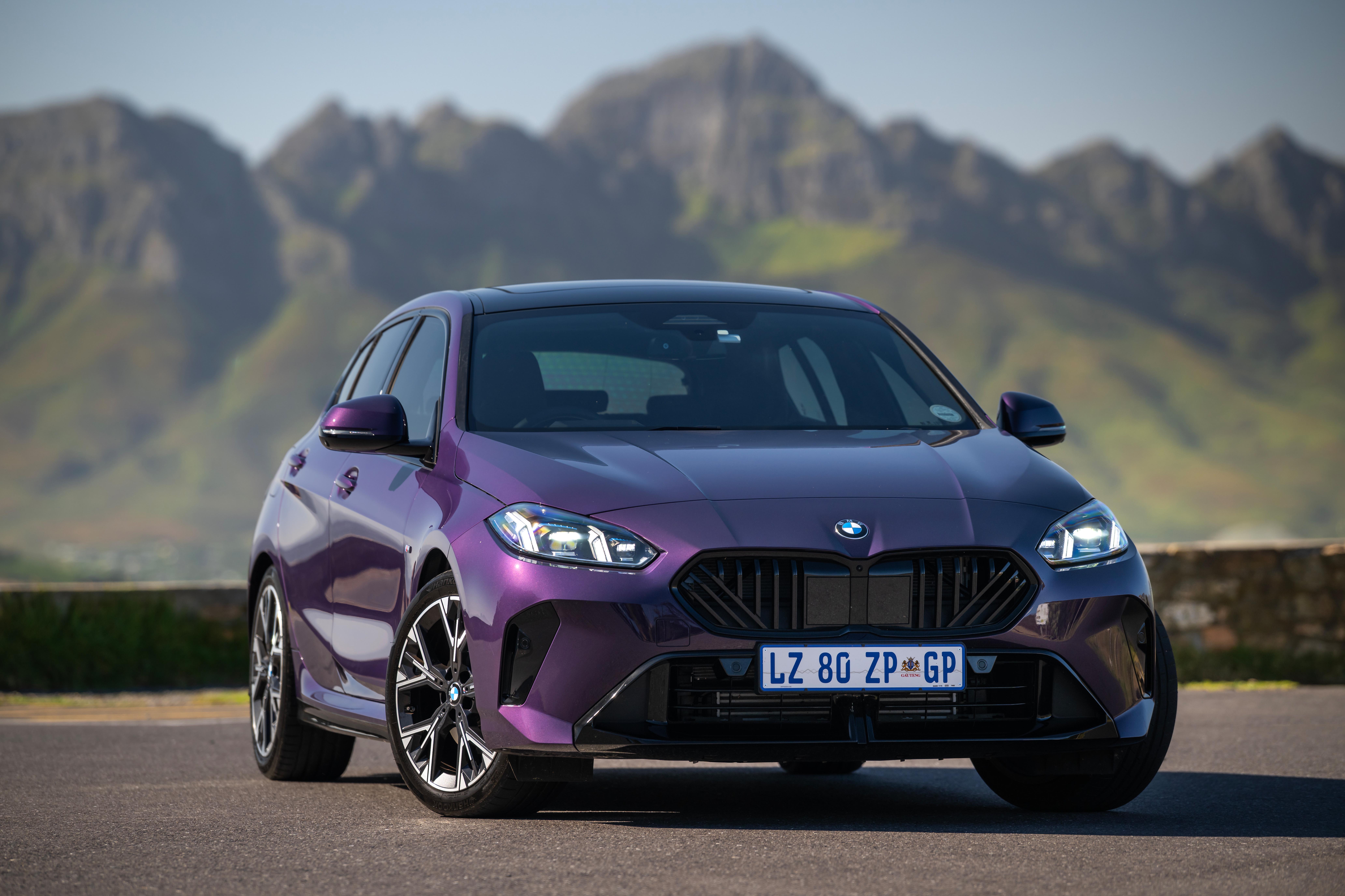BMW 118 has a smooth three-cylinder engine