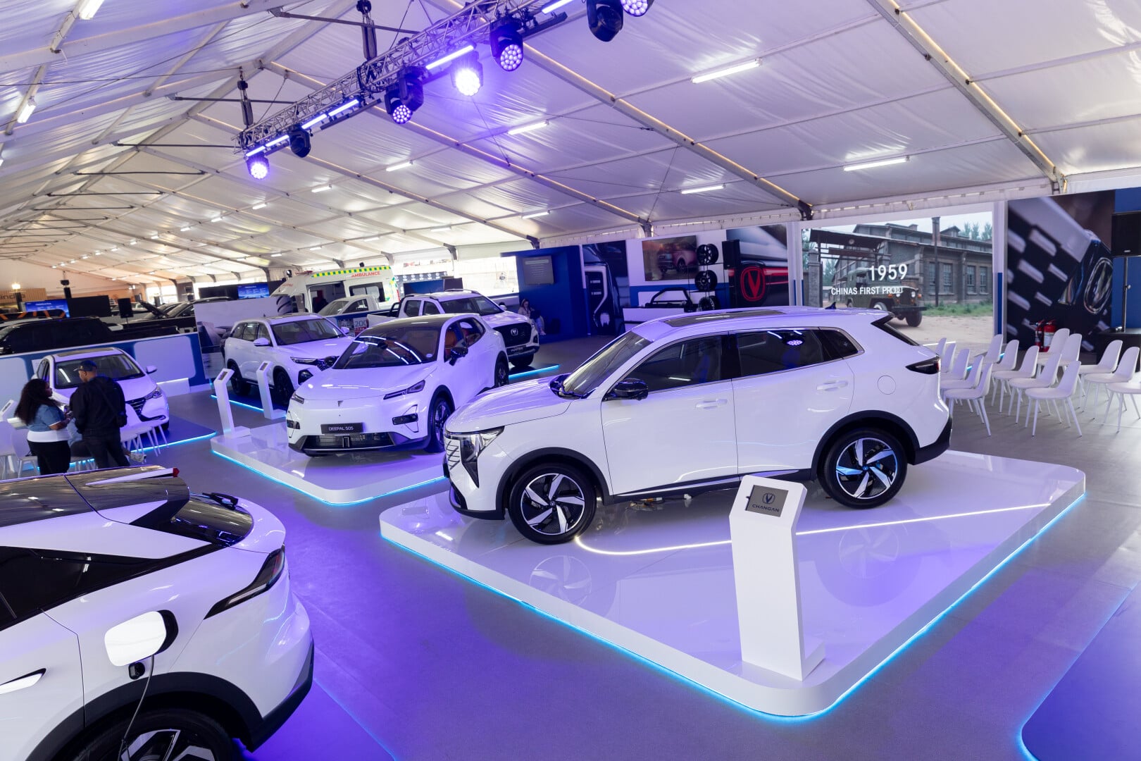 The Chngan stand at Festival of Motoring
