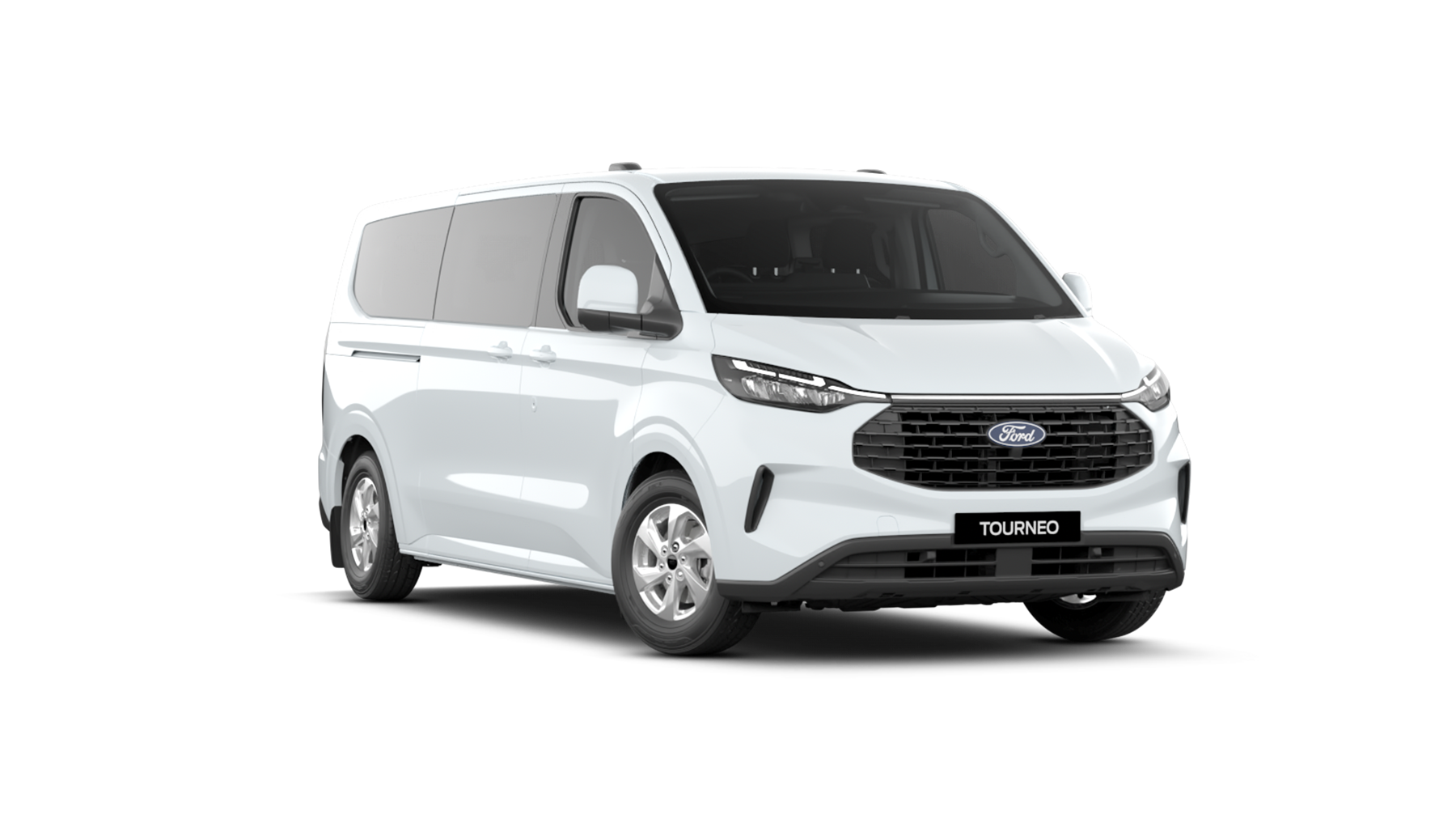 Front 3 quarter view of the new Ford Torneo