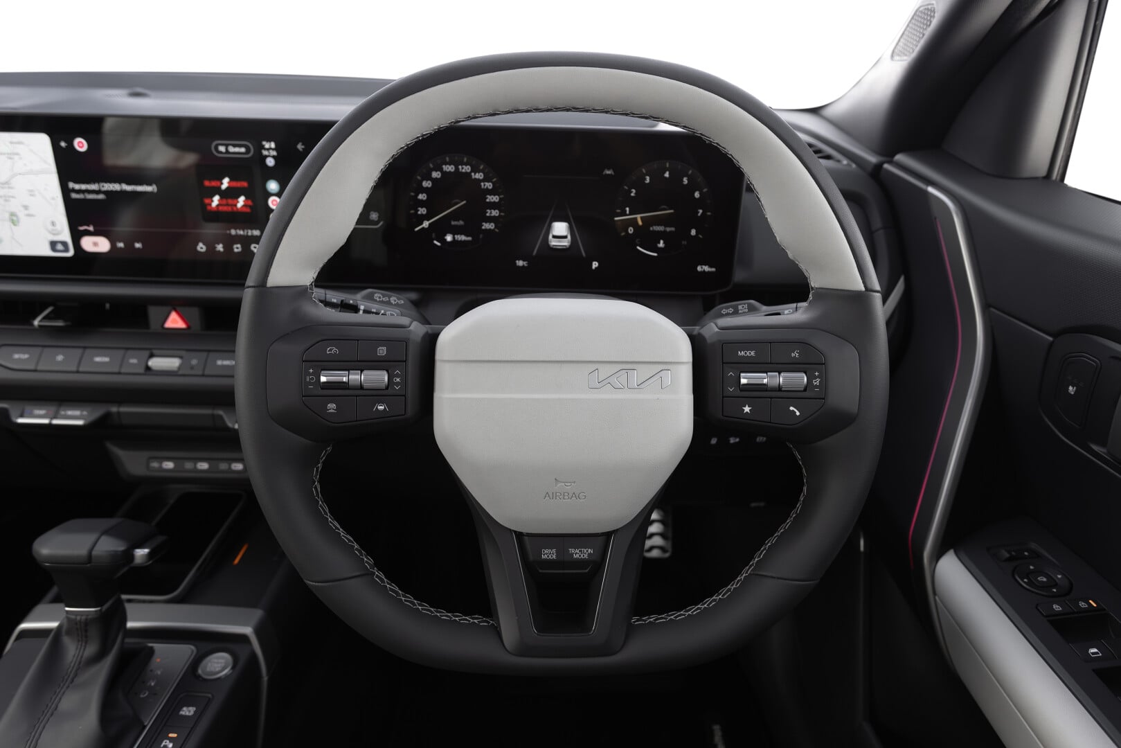 Reconfigured cabin with a low, horizontal dash on the 2026 Kia Seltos
