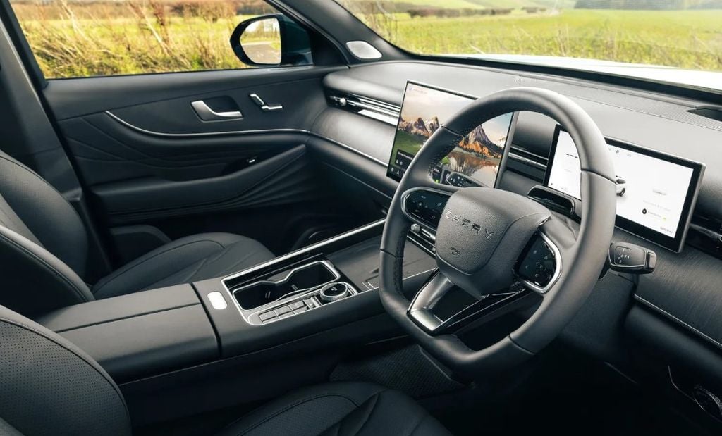Comfortable and luxurious interior on the Chery Tiggo 9