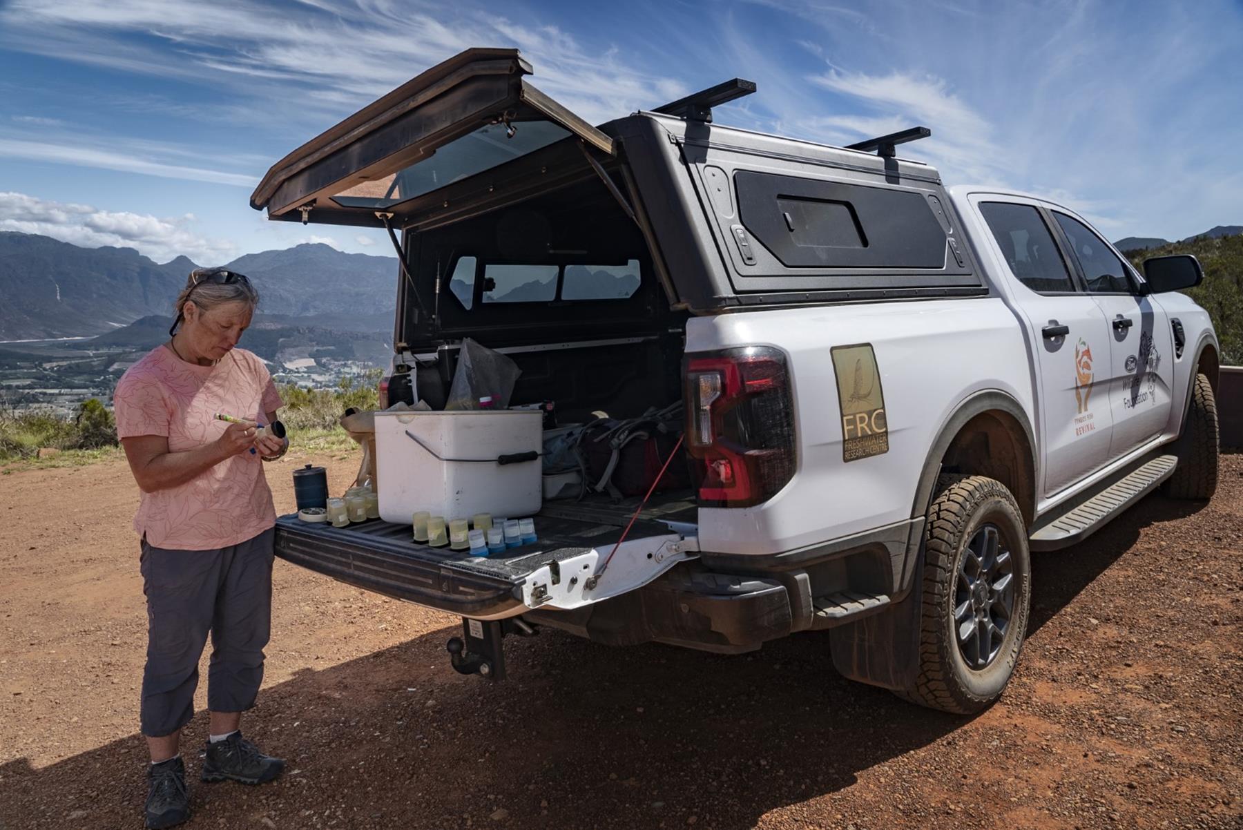 Ford Ranger on wildlife project
