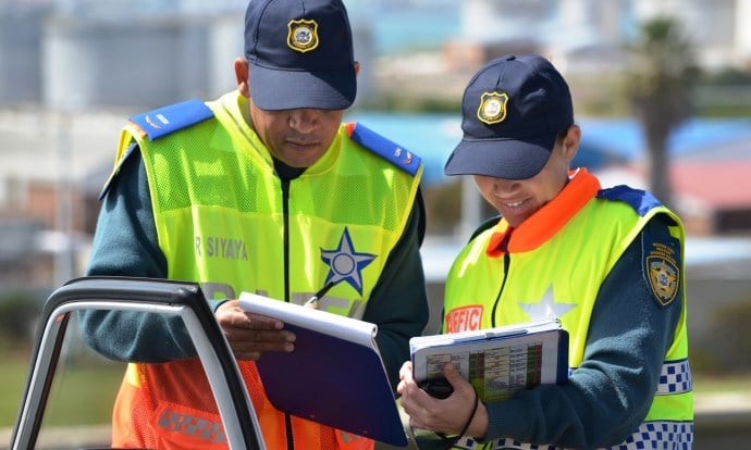 Traffic police in South Africa - image Arrive Alive