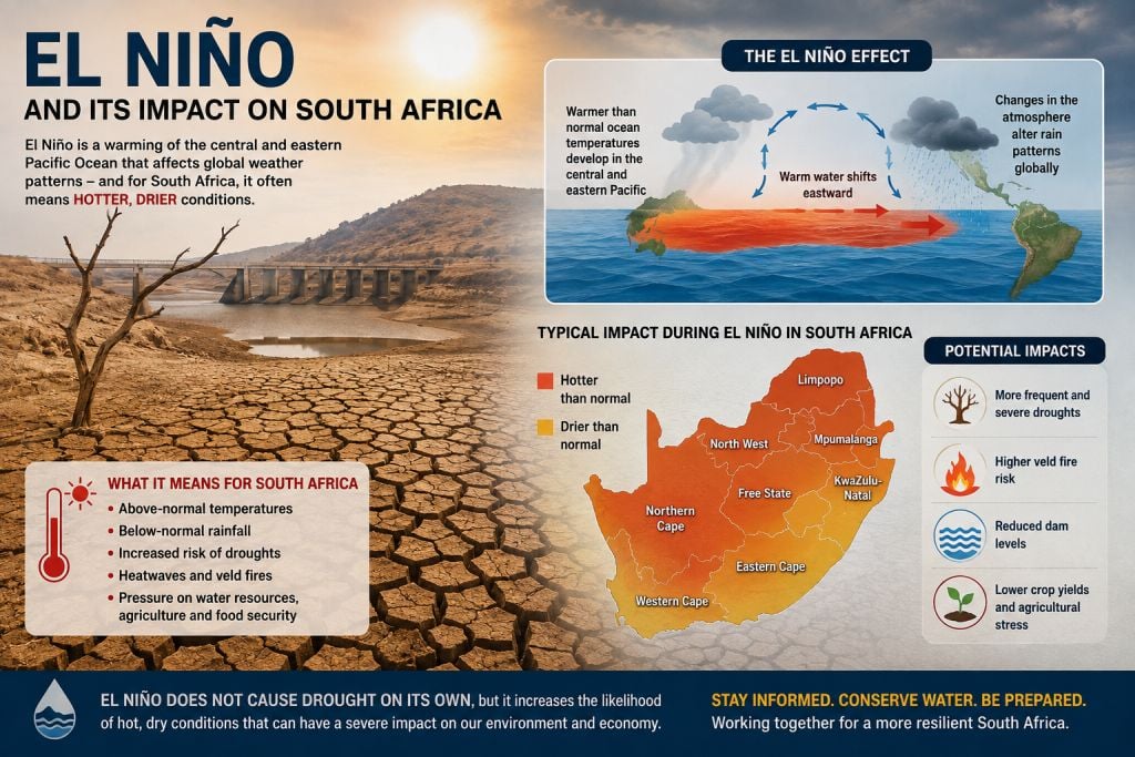 Graphic explaining El Nino