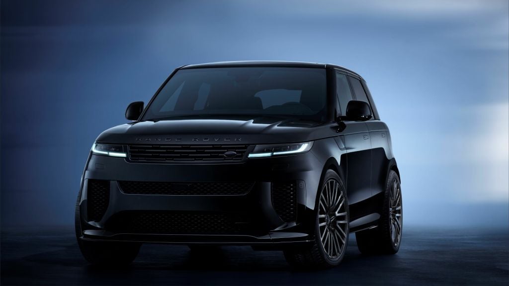 Black edition of the Range Rover Sport