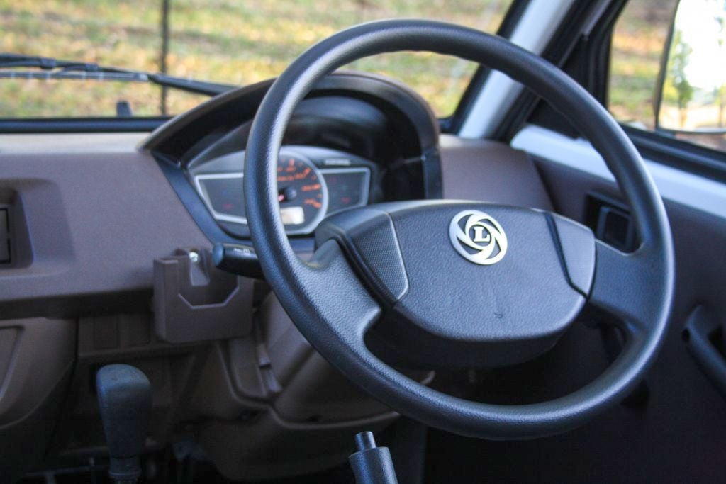 Ashok Leyland Dost driver cockpit