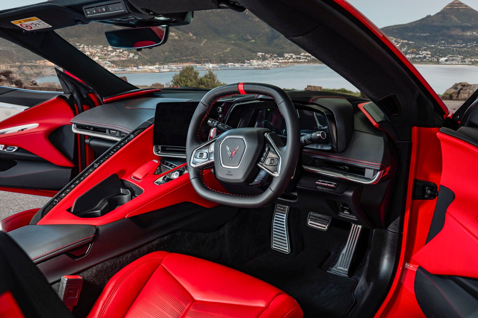 Corvette interior in right hand drive