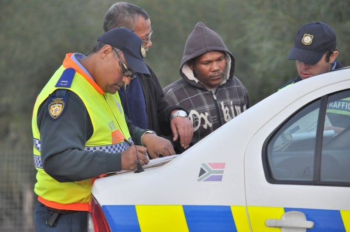 Traffic Officers at work - image Arrive Alive