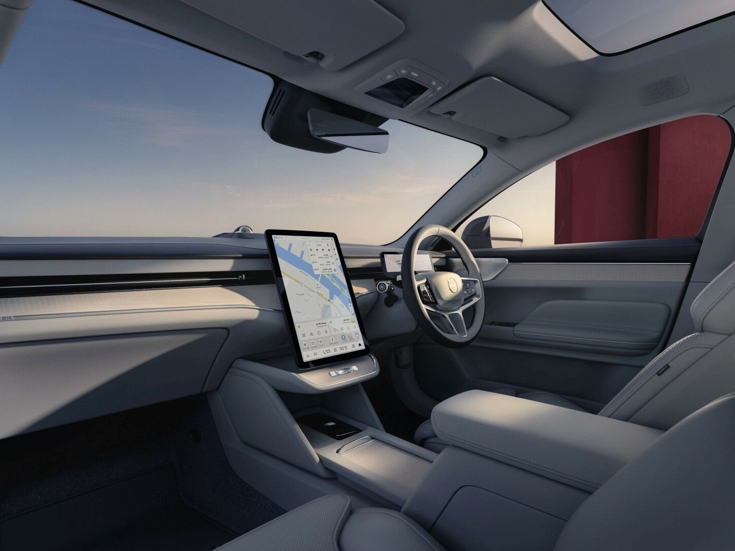 Interior look at the Volvo ES90