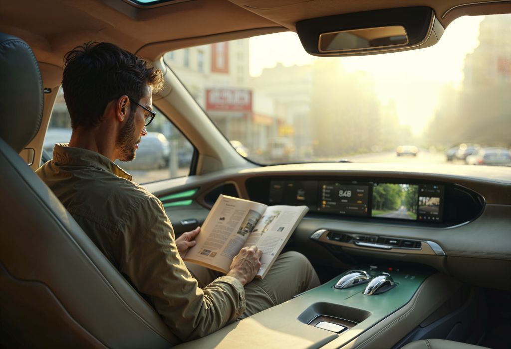 Travelling in an autonomous car