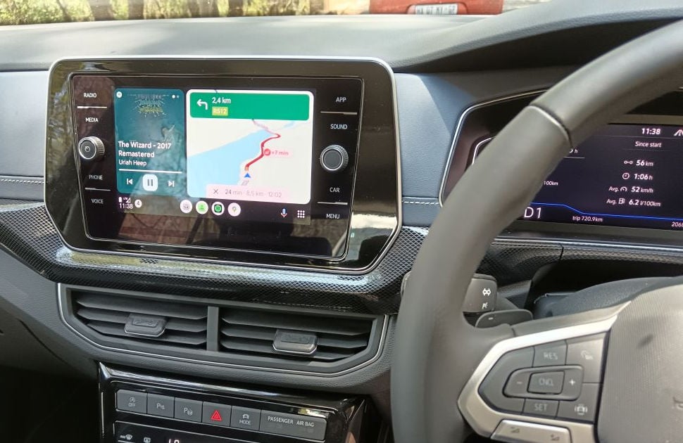 Volkswagen T-Cross Style dashboard close up