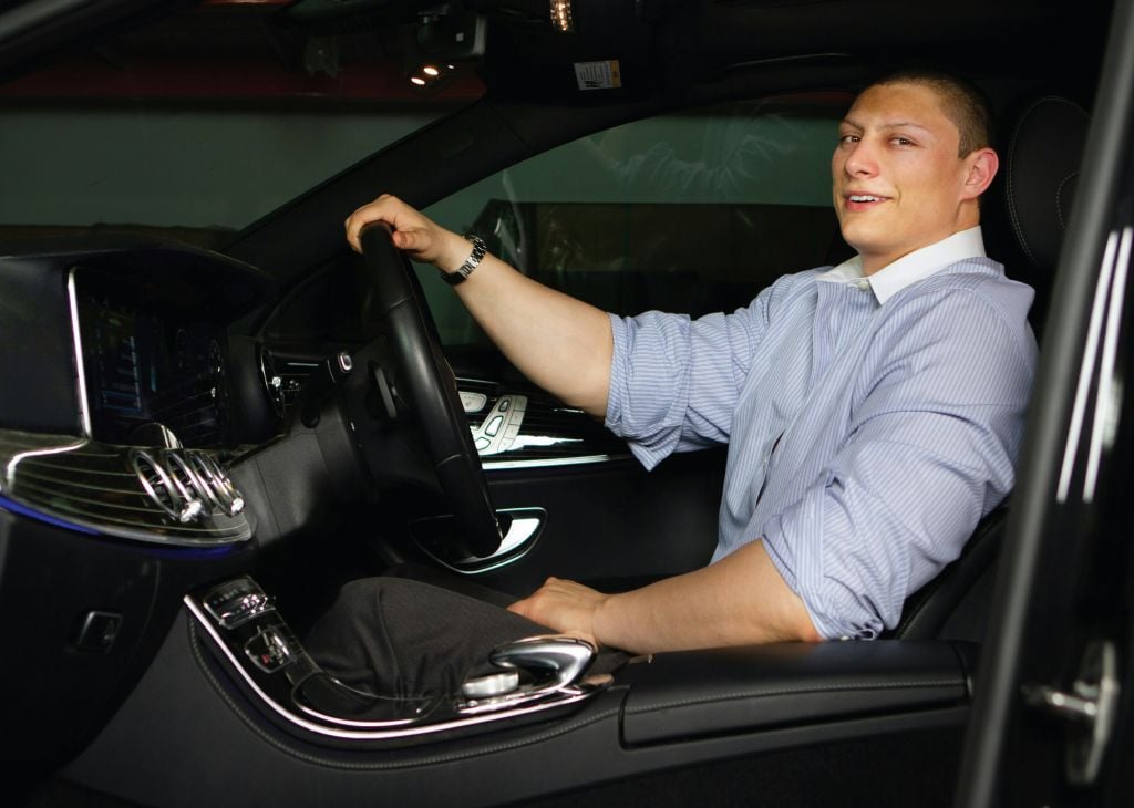 Happy customer with his new car - pexels