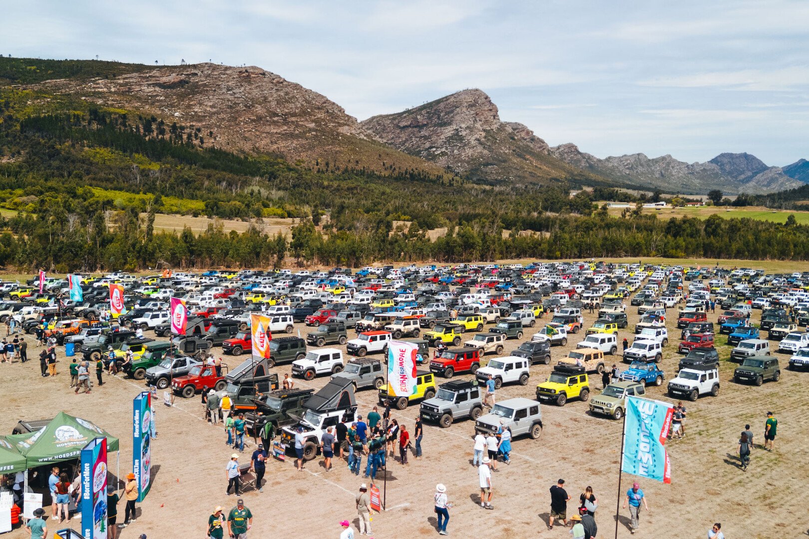 Suzuki Jimny owners wait to set a new world record