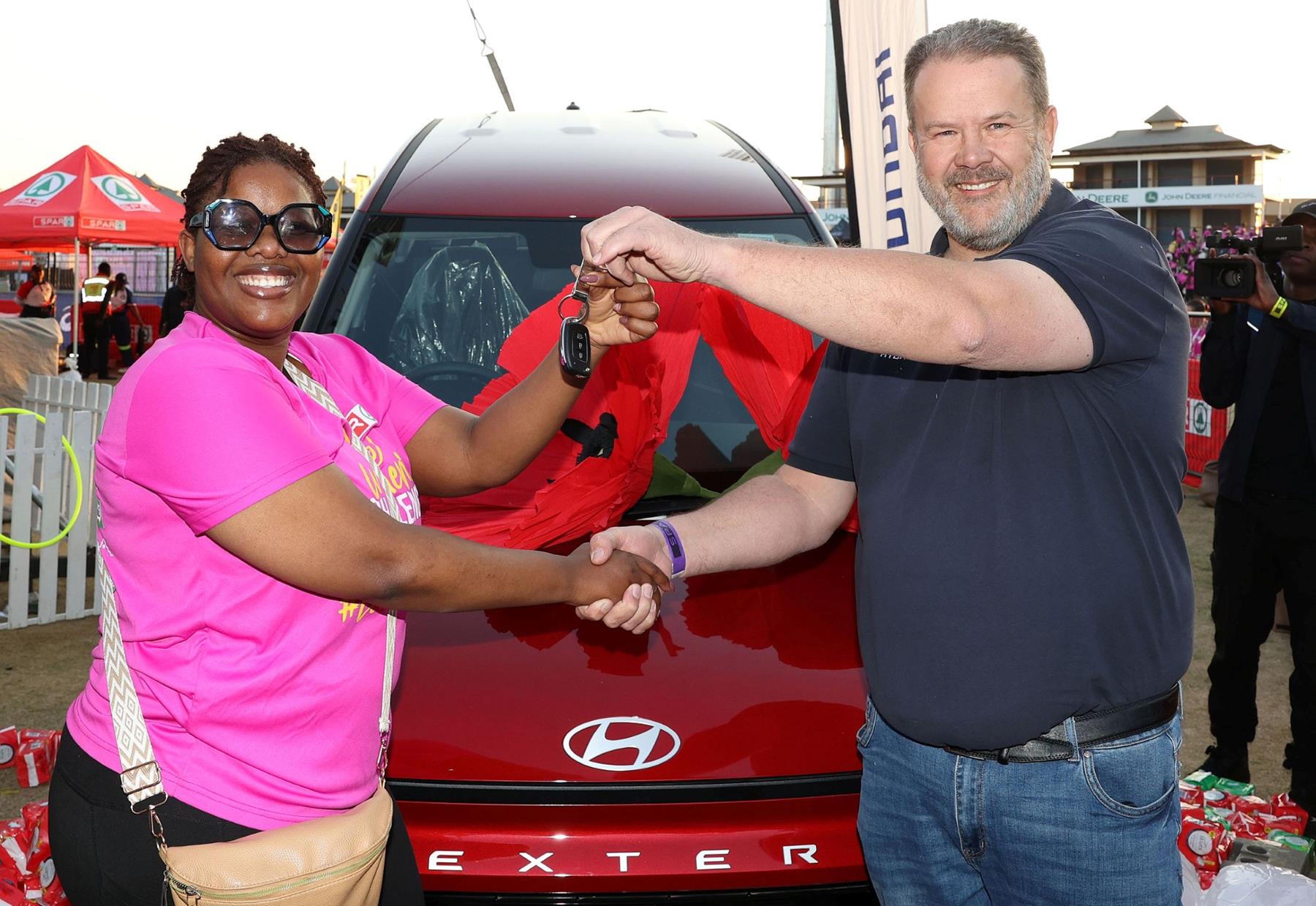 Hyundai Exter handed over to the winner of the Spar Women's Challenge