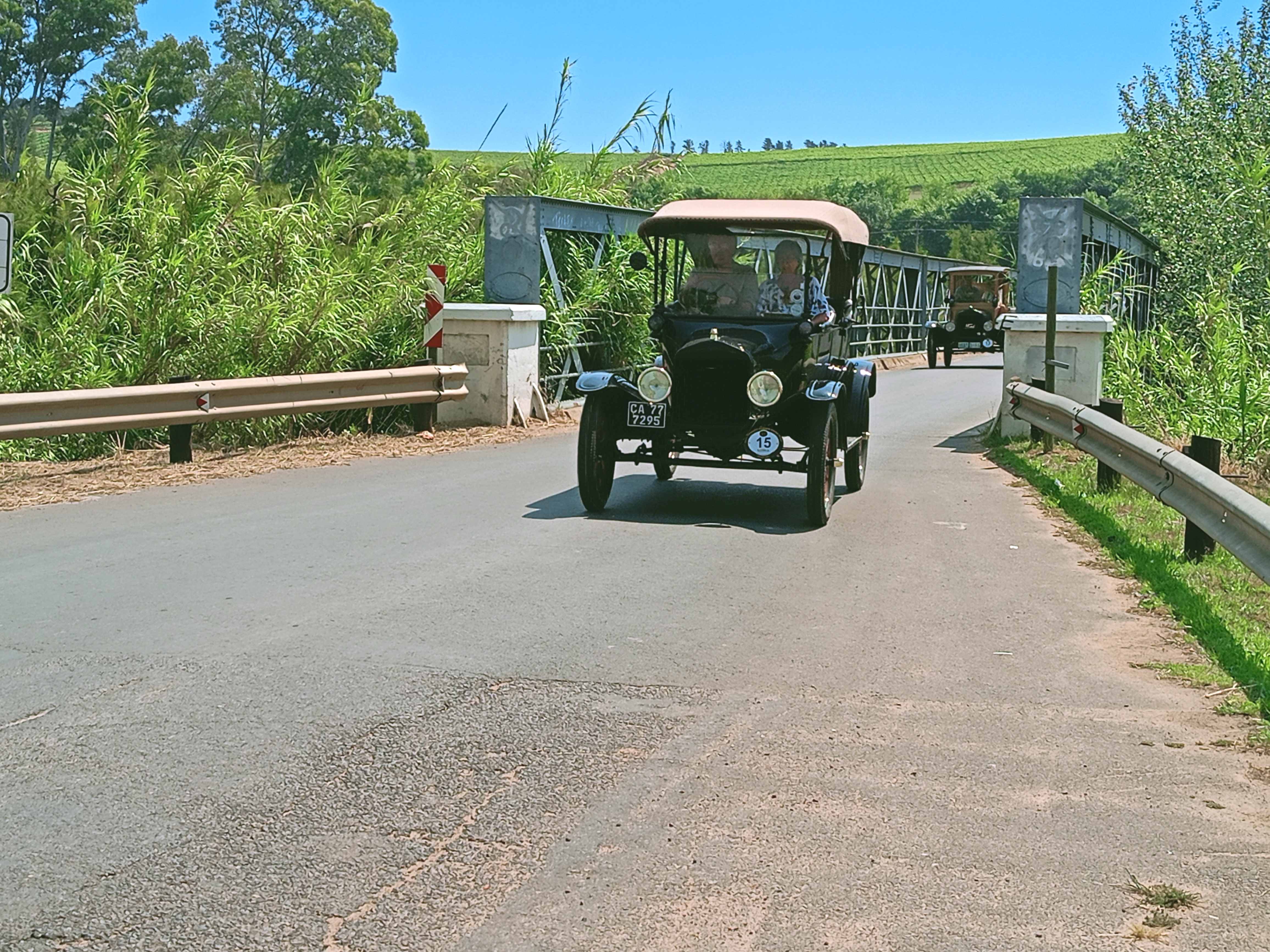Veterna car competing on the Vettour