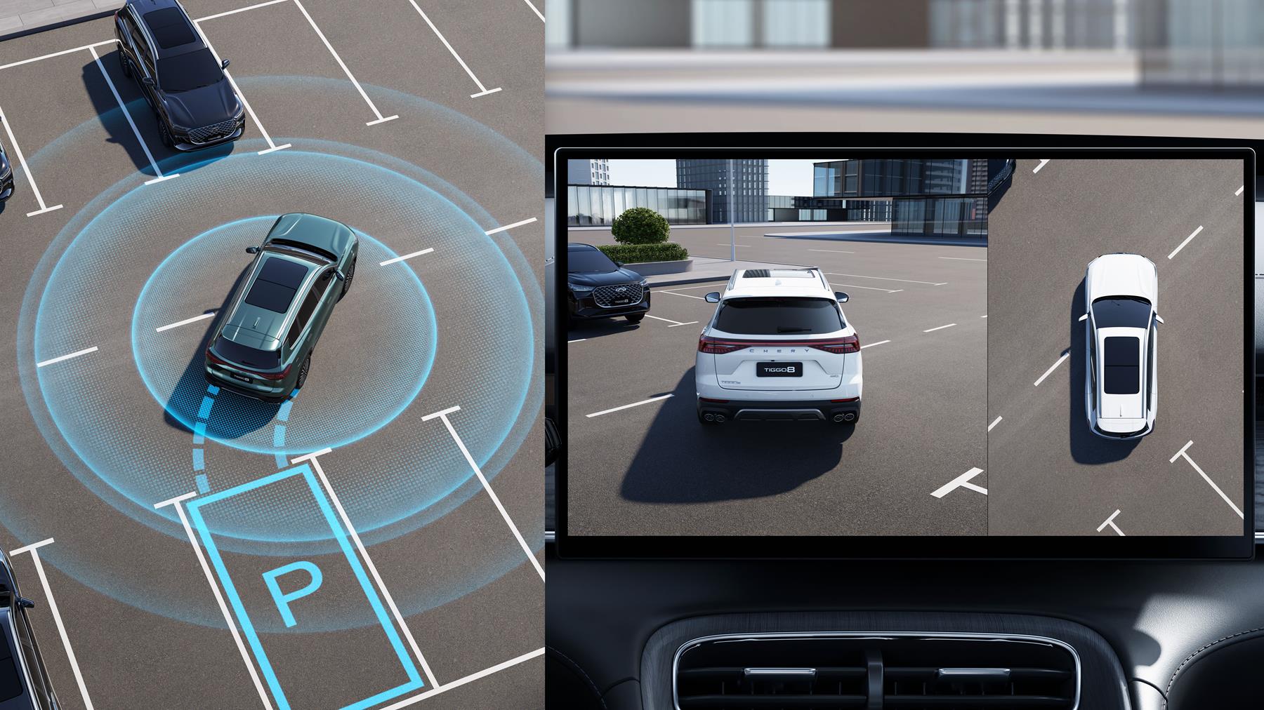 Driver tech in the Chery Tiggo 8 Pro Hybrid