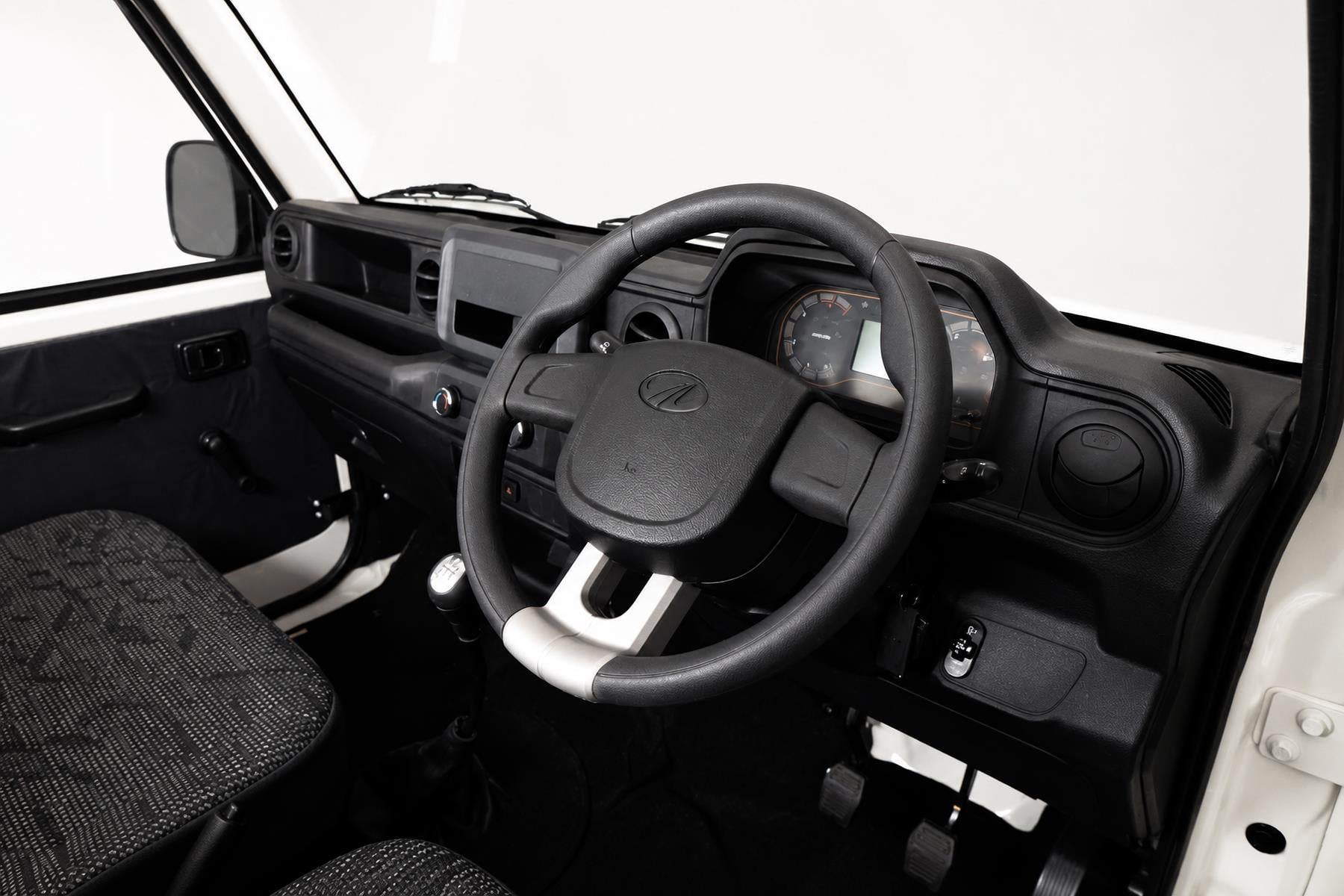 No-frills cabin layout on the base Bolero single-cab