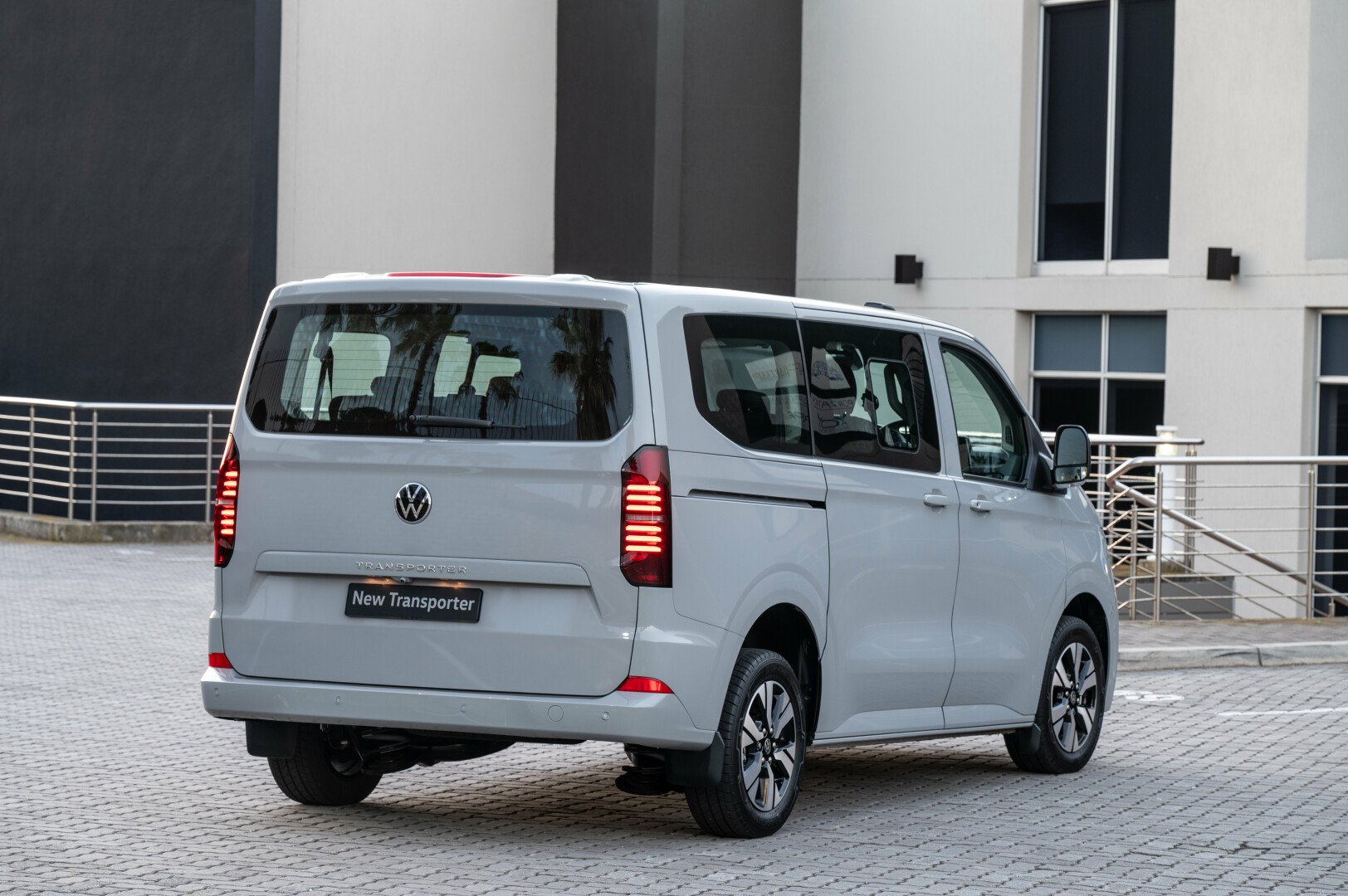 Rear view of the larger Transporter