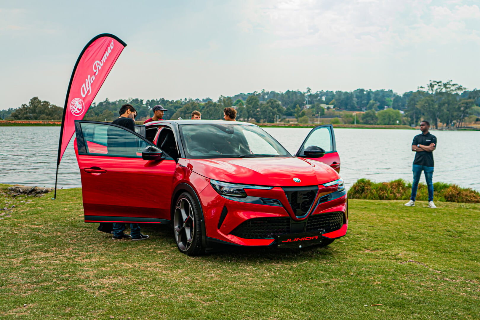 One of many Alfa models on display in Modderfontein