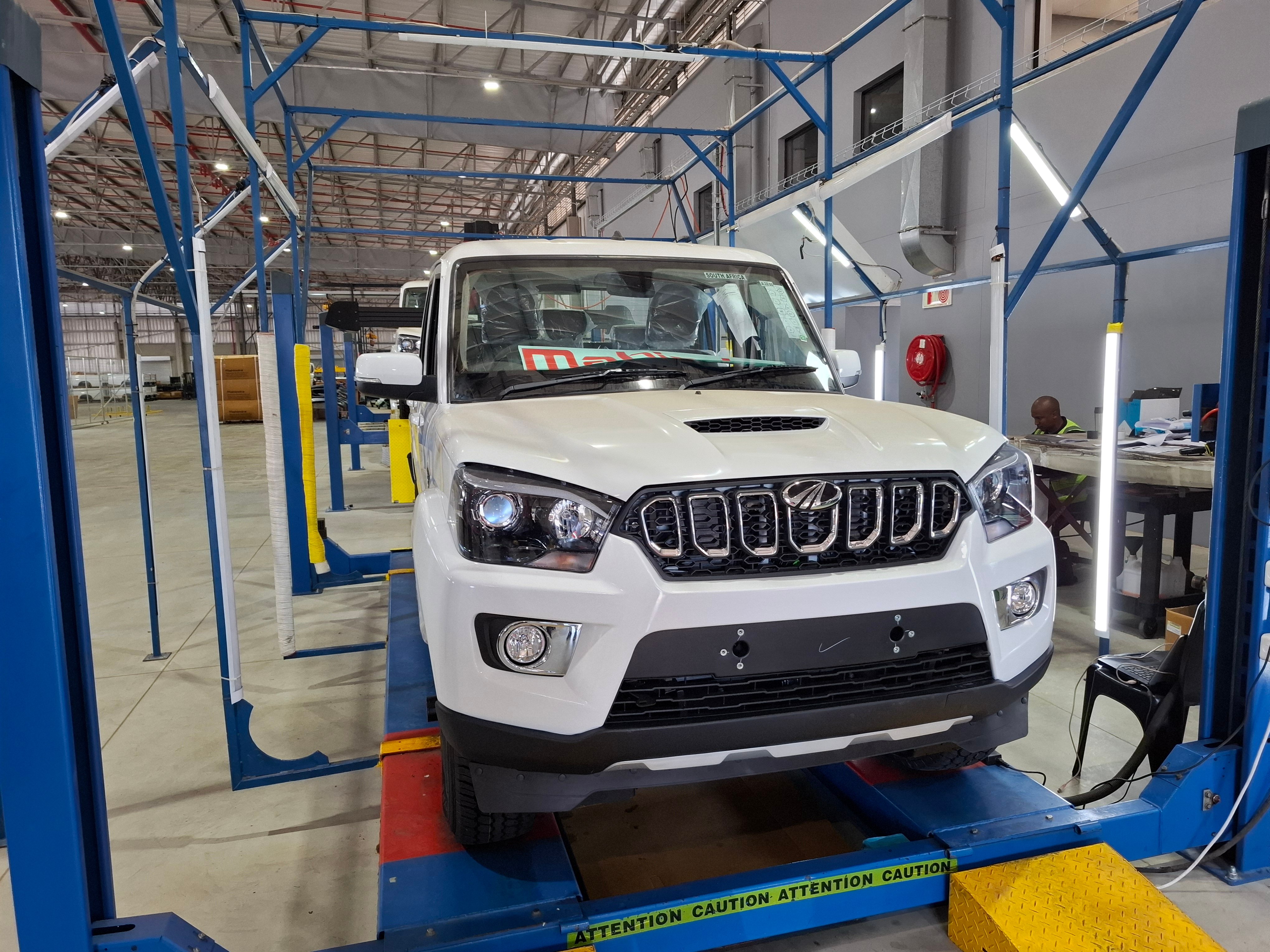 SKD Assembly at the Mahindra plant in Durban