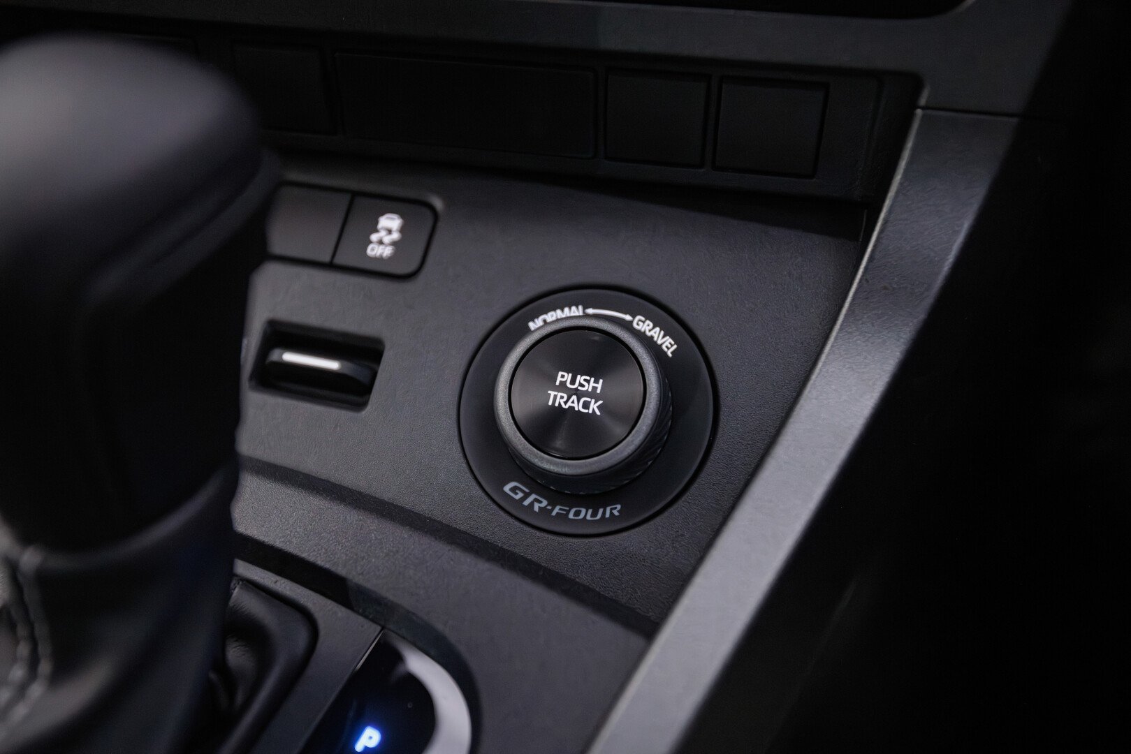 The 'Go' button on the GR Yaris