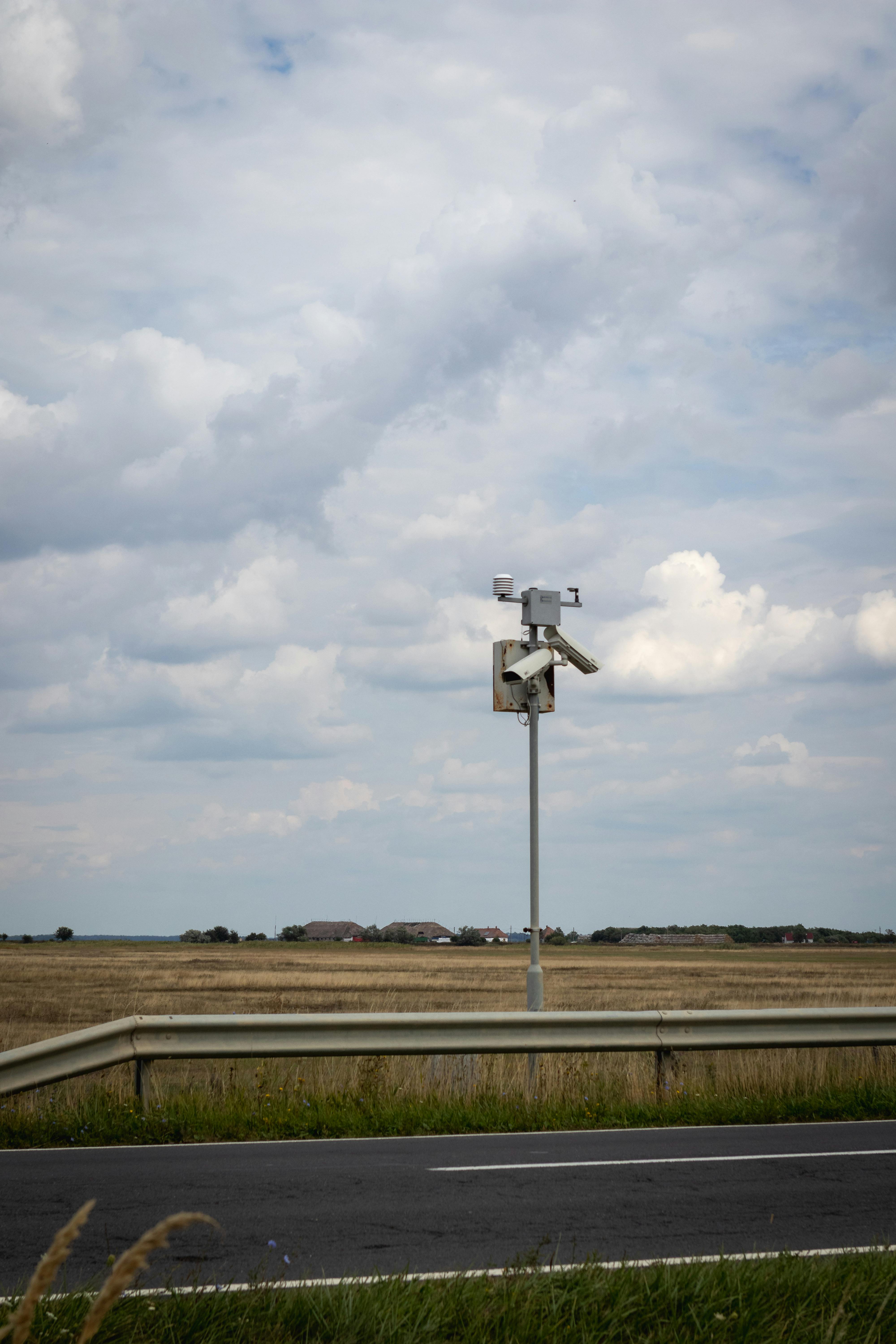 Traffic camera in rural area