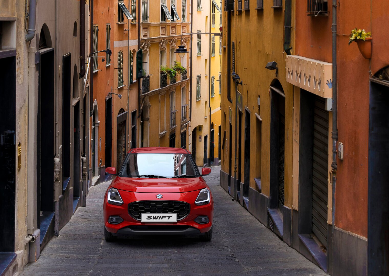 Orange Suzuki Swift