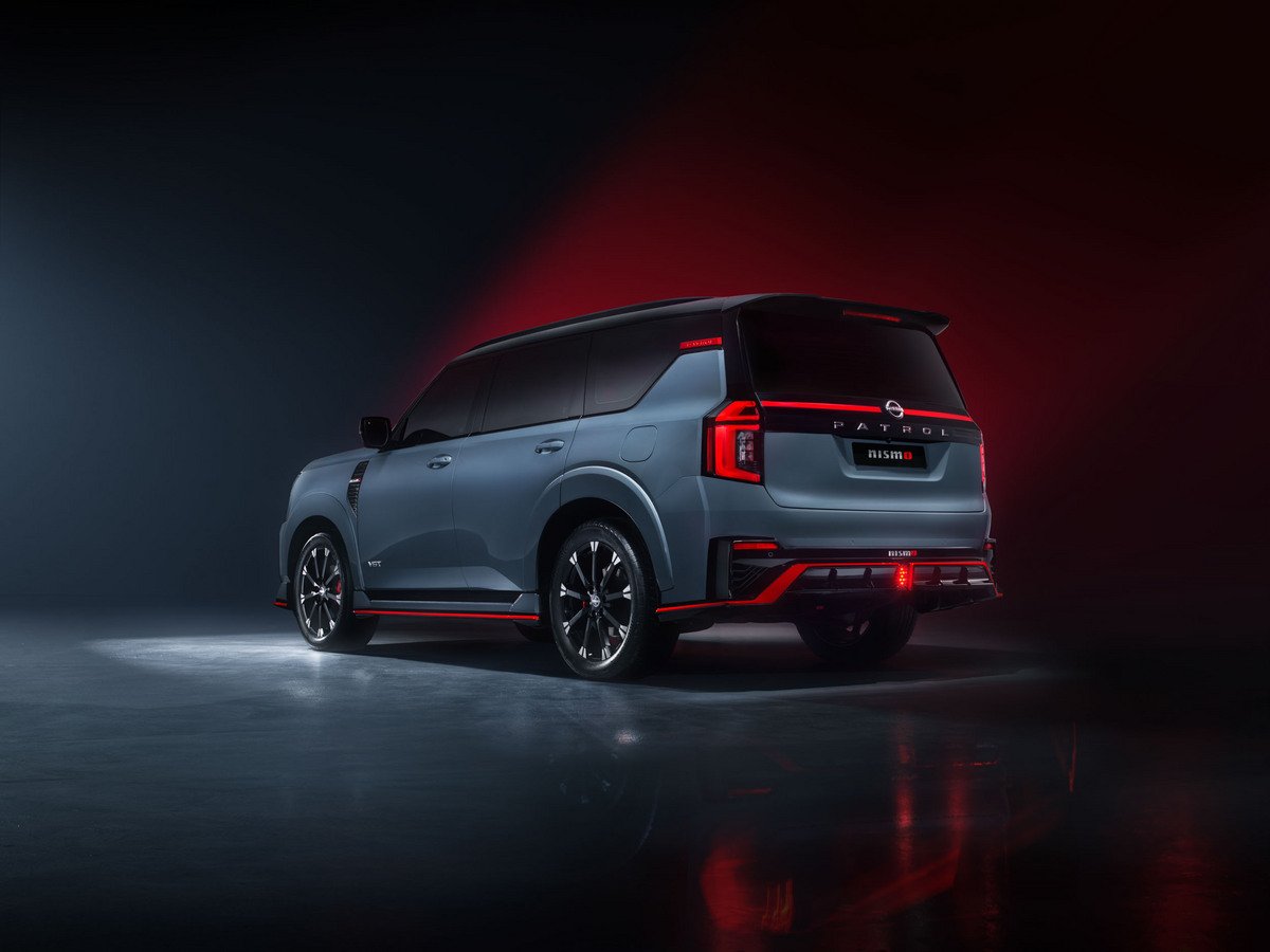 Rear view of the new Nissan Patrol Nismo