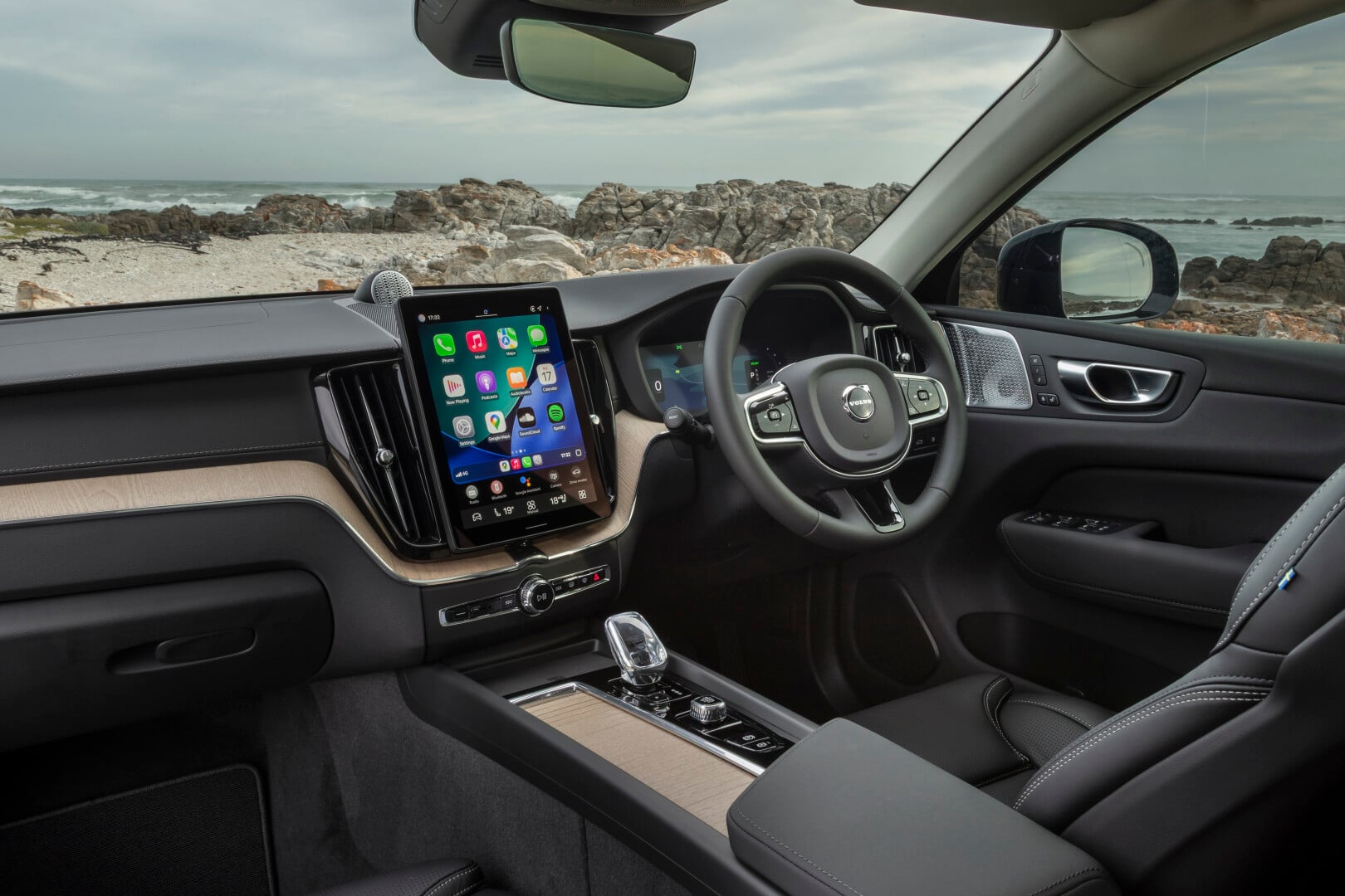 Driver view from the Volvo XC60