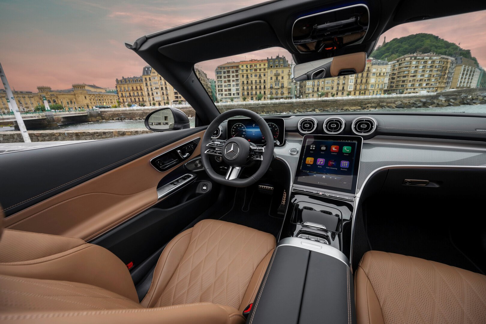 Interior view of the Mercedes-Benz CLE