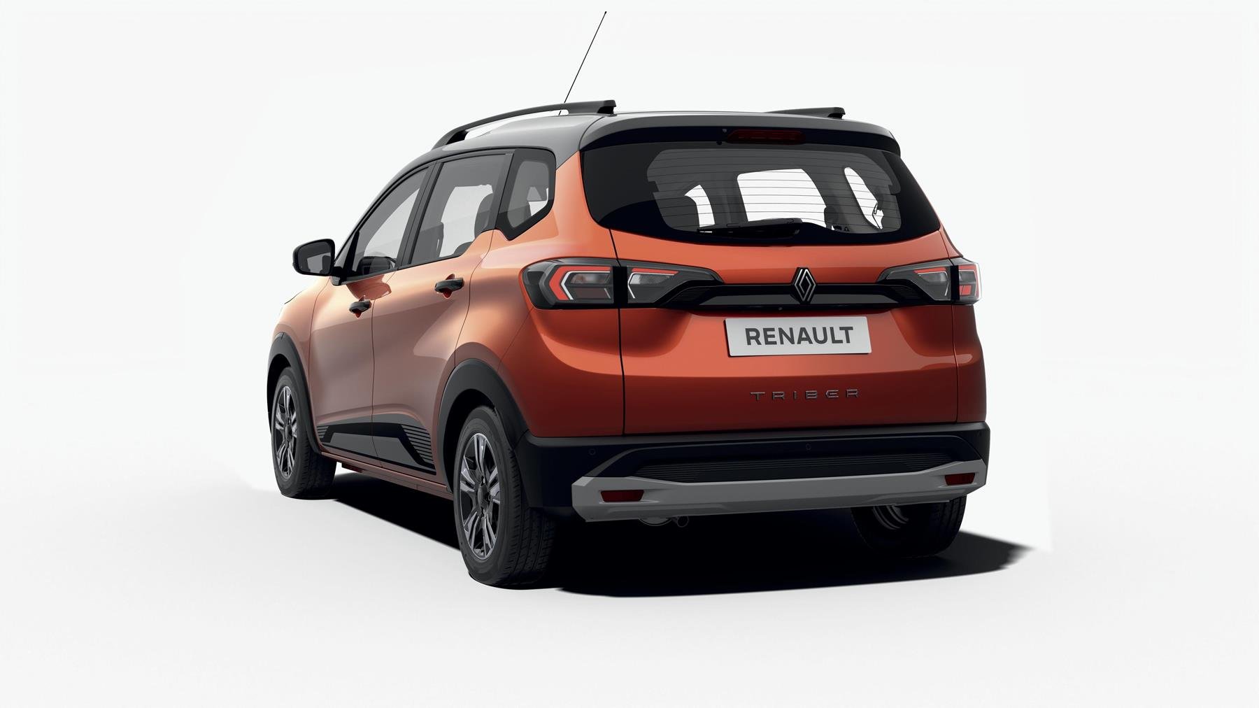 Rear view of the new Renault Triber