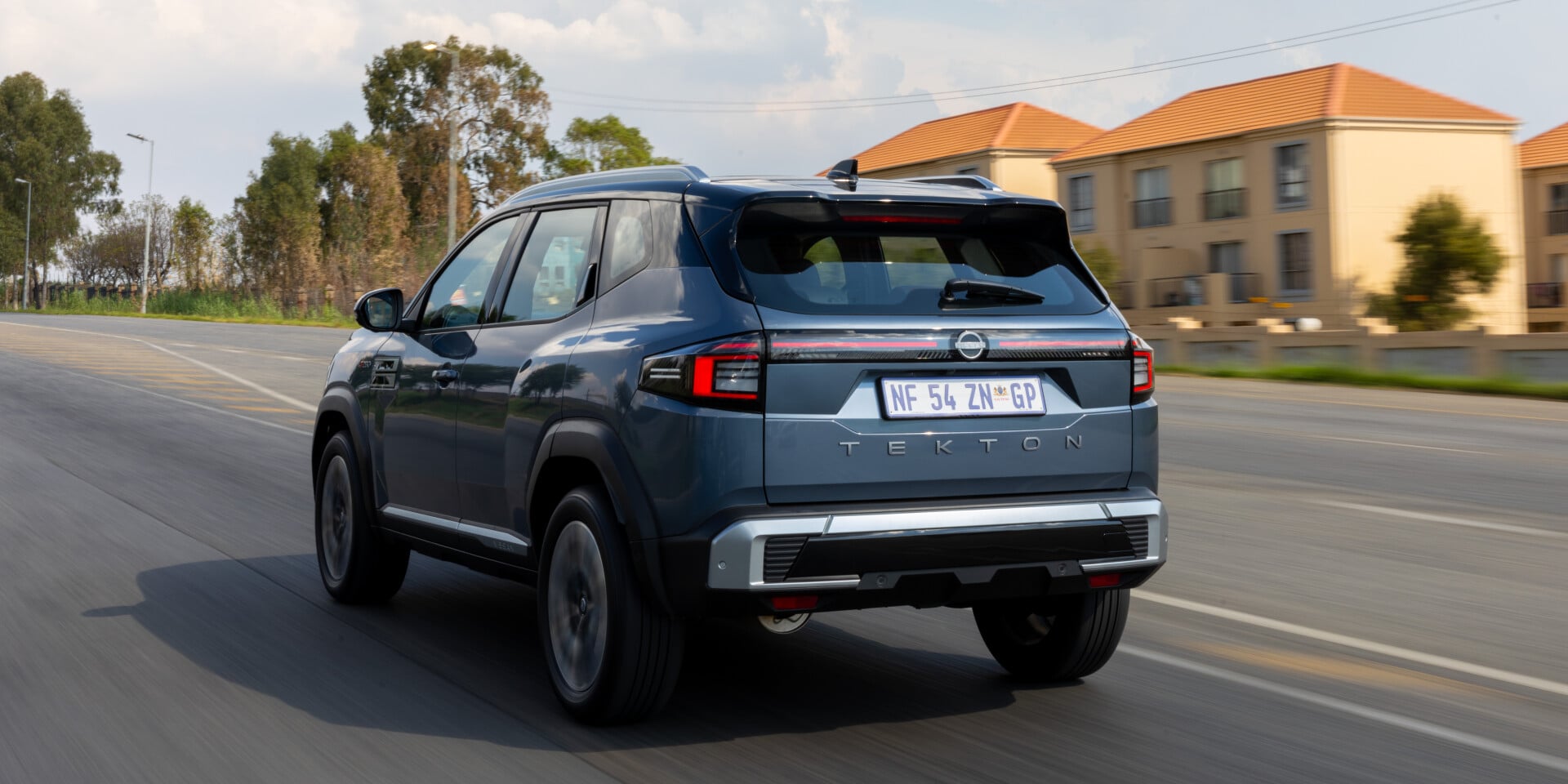 Rear view of the new Nissan Tekton
