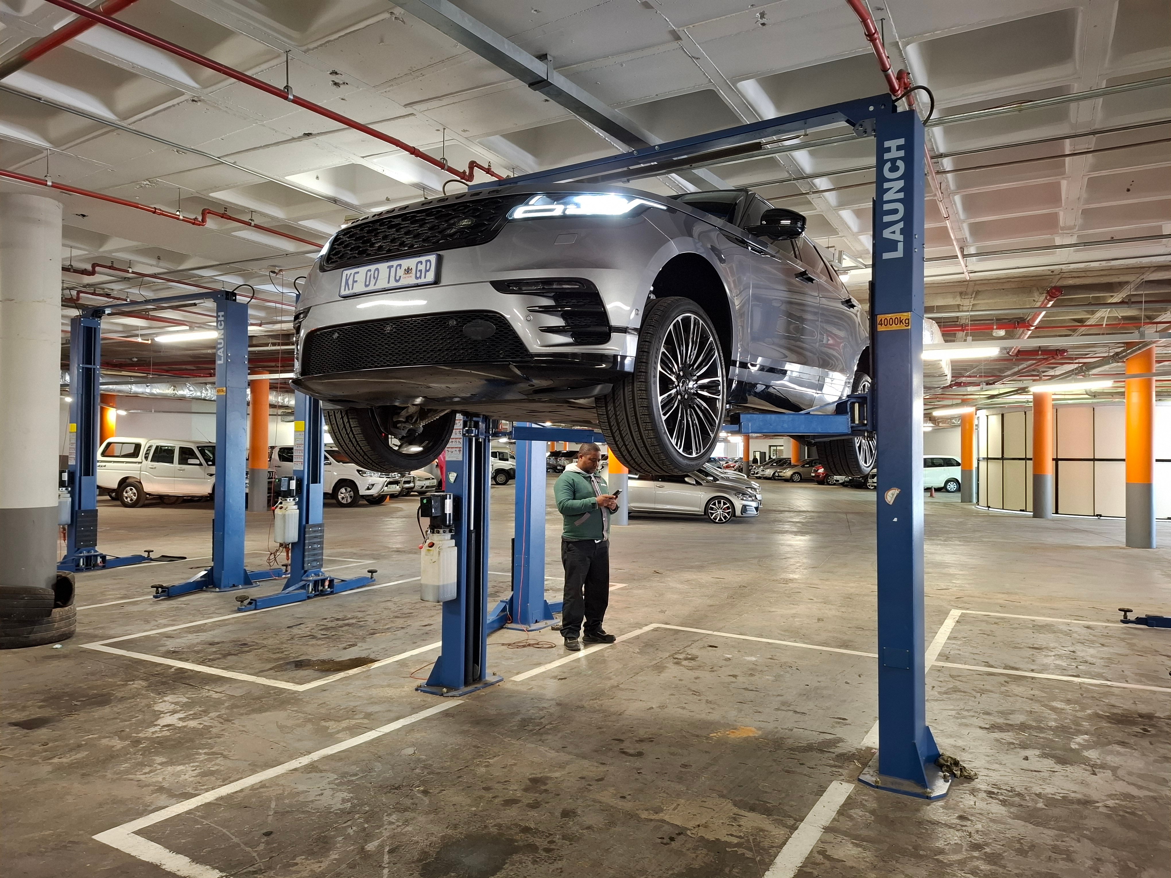 Dekra evaluation of a car coming into stock at WeBuyCars